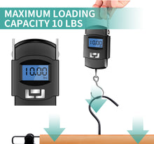 Load image into Gallery viewer, Perfecasa Premium Wooden Pants Hangers 10 Pack, Skirt Hangers with Two Sure Grip Clips, Noise Canceling Swivel Hook (Clear Natural)