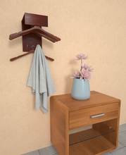 Load image into Gallery viewer, Perfecasa Cherry Wall Mounted Coat Rack