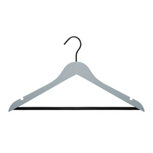 Perfecasa Perchas De Madera Gris Pack De 20